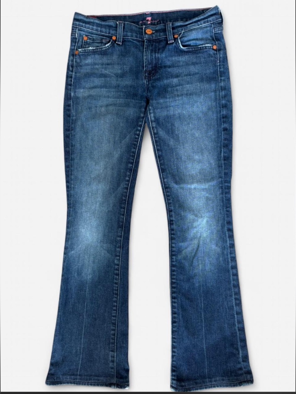 7 For All Mankind Y2K Low Rise Bootcut Jeans- 26 x 31